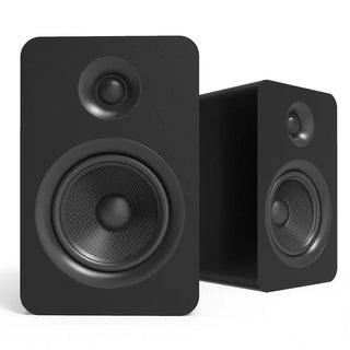 Kanto YU Passive 5.25" Speakers with 1" Silk Dome Tweeter and 5.25" Kevlar Woofer - Black, Pair Kanto