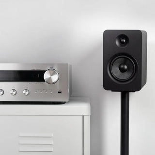 Kanto YU Passive 5.25" Speakers with 1" Silk Dome Tweeter and 5.25" Kevlar Woofer - Black, Pair Kanto