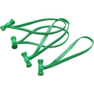 BongoTies 5" Elastic Cable Ties (10-Pack, Green)