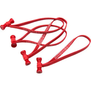 BongoTies 5" Elastic Cable Ties (10-Pack, Red)