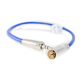 Kondor Blue Mini-XLR Male to Locking 3.5mm Stereo Cable for BMPCC 6K & 4K (Blue)