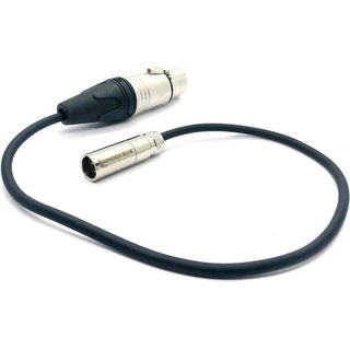 Kondor Blue Mini-XLR Male to XLR Female Audio Cable for Canon C70 & BMPCC 6K/4K (Black, 16")