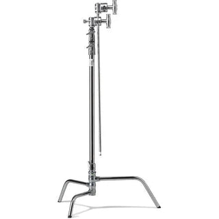 Kupo CL-40MK 40" Master C-Stand with Sliding Leg Kit & 2.5" Grip Head (3.13m, Silver)