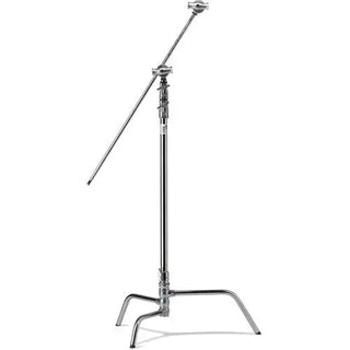 Kupo CL-40MK 40" Master C-Stand with Sliding Leg Kit & 2.5" Grip Head (3.13m, Silver)