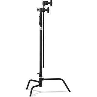 Kupo CL-40MKB 40" Master C-Stand with Sliding Leg Kit & 2.5" Grip Head (3.13m, Black)