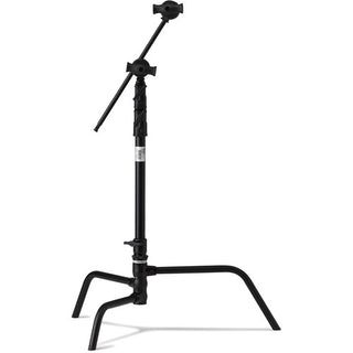 Kupo CS-20MKB Master C-Stand with 20" Riser and Sliding Leg Kit (Black, 1.96m)