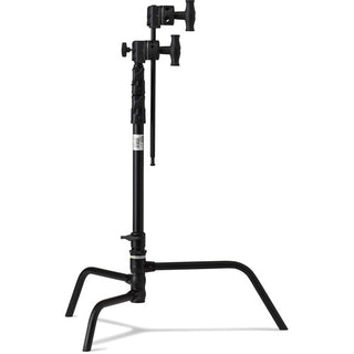 Kupo CS-20MKB Master C-Stand with 20" Riser and Sliding Leg Kit (Black, 1.96m)