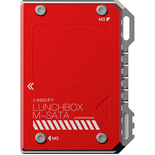 ANDYCINE LunchBox Magnalium Case for mSATA SSD to Atomos Ninja V Attachment (Red)