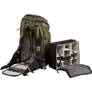 f-stop AJNA DuraDiamond 37L Travel & Adventure Photo Backpack Bundle (Cypress Green)