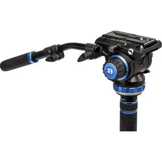 Benro Connect Video Monopod with S2 Pro Flat Base Fluid Video Head