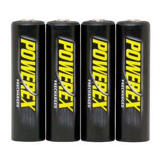 Maha Powerex Precharged Rechargeable AA NiMH Batteries (1.2V, 2600mAh, 4-Pack)