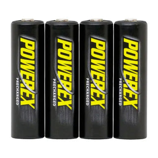 Maha Powerex Precharged Rechargeable AA NiMH Batteries (1.2V, 2600mAh, 4-Pack)