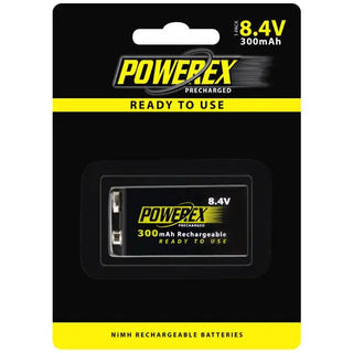 Maha Powerex Precharged Rechargeable NiMH Battery (8.4V, 300mAh)