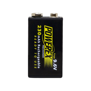 Maha Powerex Precharged Rechargeable NiMH Battery (9.6V, 230mAh)