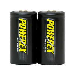 Maha Powerex Precharged Rechargeable C Cell NiMH Batteries (1.2V, 5000mAh, 2-Pack)