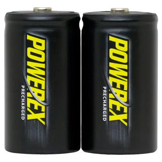 Maha Powerex Precharged Rechargeable D Cell NiMH Batteries (1.2V, 10,000mAh, 2-Pack)