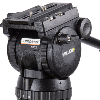 Miller 3702 CompassX 2 Toggle LW 1 Stage Alloy Tripod System