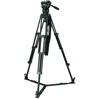 Miller CX6 Fluid Head with Toggle 75 2-Stage Alloy Tripod System (Ground-Level Spreader)