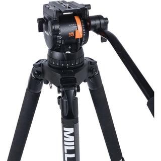 Miller 3769 CX14 Toggle 2-Stage Aluminum Alloy Tripod System with Ground Spreader