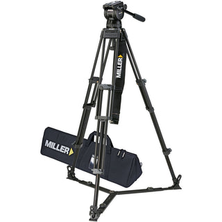 Miller 3769 CX14 Toggle 2-Stage Aluminum Alloy Tripod System with Ground Spreader