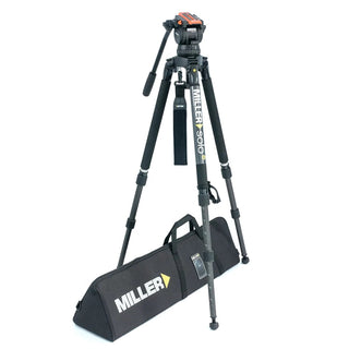 Miller 4117 CXV10 SOLO-Q 100 2-STG (CARBON FIBRE) Tripod System