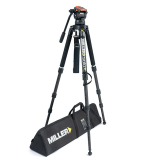 Miller 4120 CXV10 SOLO-Q 100 3-STG (CARBON FIBRE) Tripod System