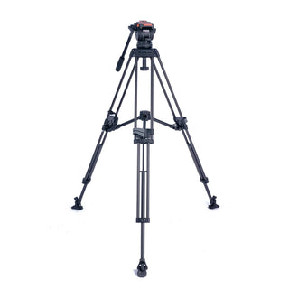 Miller 4140 CXV10 SII 2-STG (Carbon Fibre) with Mid-Level Spreader Tripod System