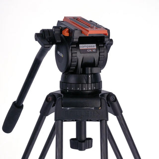 Miller 4140 CXV10 SII 2-STG (Carbon Fibre) with Mid-Level Spreader Tripod System