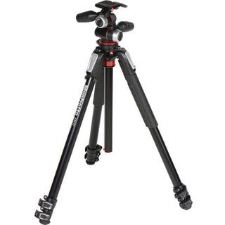 Manfrotto MT055XPRO3-3W Aluminium Tripod with 3-Way Pan/Tilt Head