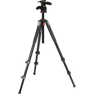 Manfrotto MT055XPRO3-3W Aluminium Tripod with 3-Way Pan/Tilt Head