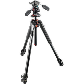 Manfrotto MK190XPRO3-3W Aluminium Tripod with 3-Way Pan/Tilt Head