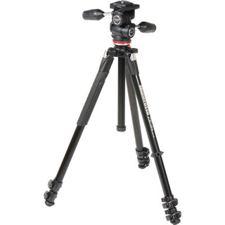 Manfrotto MK290XTA3-3W 290 Xtra Aluminum Tripod with 804 3-Way Pan/Tilt Head