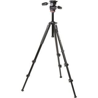 Manfrotto MK290XTA3-3W 290 Xtra Aluminum Tripod with 804 3-Way Pan/Tilt Head