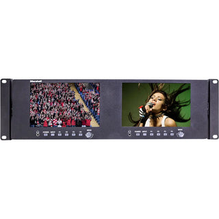 Marshall Electronics ML-702 Dual 7" LCD Rackmount Monitor (3 RU)