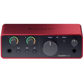 Focusrite Scarlett Solo USB-C Audio Interface (4th Generation)