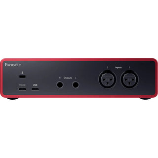 Focusrite Scarlett 2i2 USB-C Audio Interface (4th Generation)