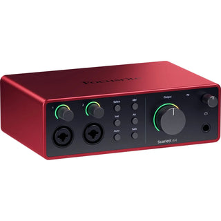 Focusrite Scarlett 4i4 USB-C Audio/MIDI Interface (4th Gen)