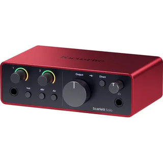 Focusrite Scarlett Solo Studio USB-C Audio Interface with Microphone and Headphones (4th Gen)