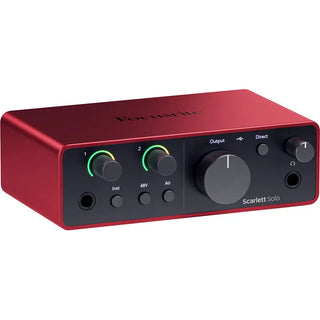 Focusrite Scarlett Solo Studio USB-C Audio Interface with Microphone and Headphones (4th Gen)