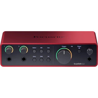 Focusrite Scarlett 2i2 Studio USB-C Audio Interface with Microphone and Headphones (4th Gen)