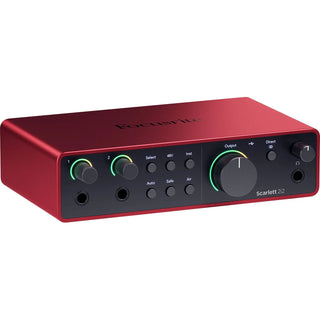 Focusrite Scarlett 2i2 Studio USB-C Audio Interface with Microphone and Headphones (4th Gen)