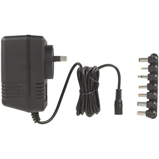 General Brand 12V 1A Power Supply w/ 7DC Plugs