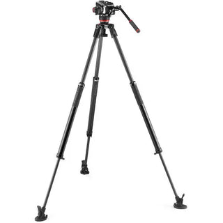 Manfrotto 504X Fluid Video Head with 635 FAST Carbon Fibre Tripod