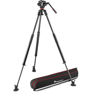 Manfrotto 504X Fluid Video Head with 635 FAST Carbon Fibre Tripod