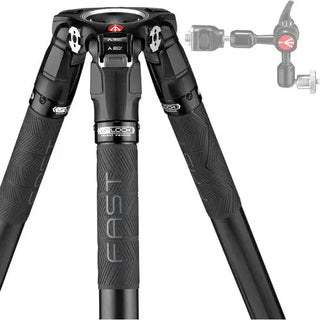 Manfrotto 504X Fluid Video Head with 635 FAST Carbon Fibre Tripod