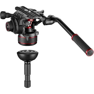 Manfrotto 612 Nitrotech Fluid Video Head and 536 Carbon Fibre Single Leg Tripod