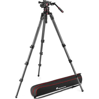 Manfrotto 612 Nitrotech Fluid Video Head and 536 Carbon Fibre Single Leg Tripod