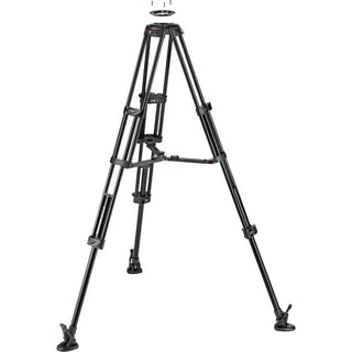 Manfrotto Aluminum Twin Leg Video Tripod with Mid-Level Spreader