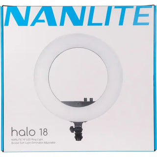 Nanlite Halo Bi-Colour LED Ring Light Kit (18")