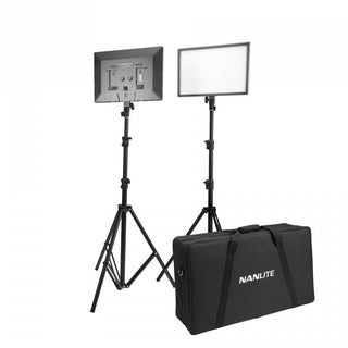 Nanlite Lumipad 25 soft LED Panel Twin Kit W/Light Stands